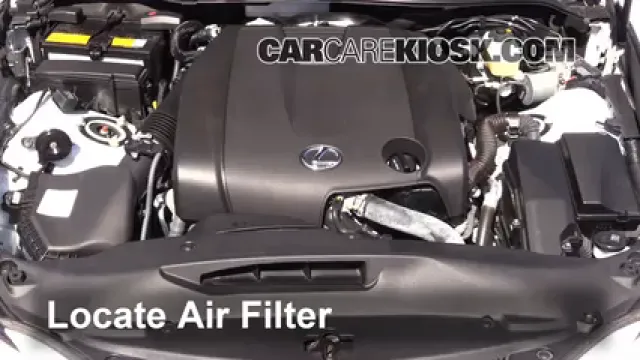 2014 Lexus IS250 2.5L V6 Filtro de aire (motor) Cambio